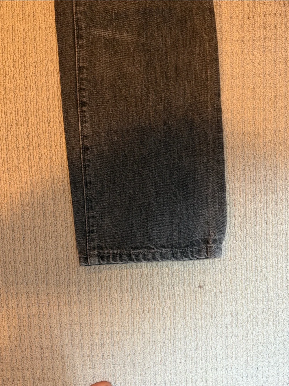 Black Faded Straight-Leg Adjustable Boys Jeans-GAP Kids